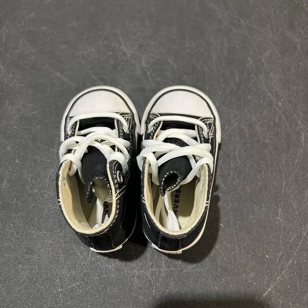 Converse Chuck Taylor All Star Shoes Toddler Size 4C Black Canvas High Top 7J231
